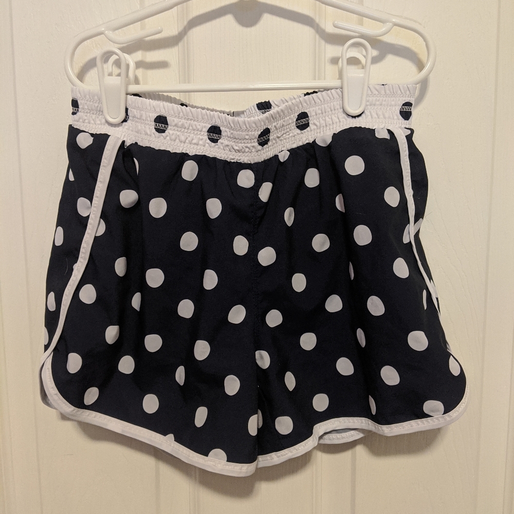 Girls Navy Workout Shorts